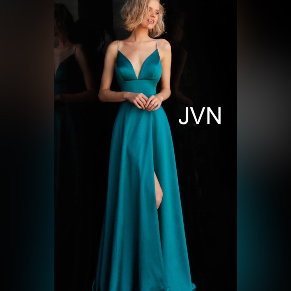 JOVANI Teal Prom Dress